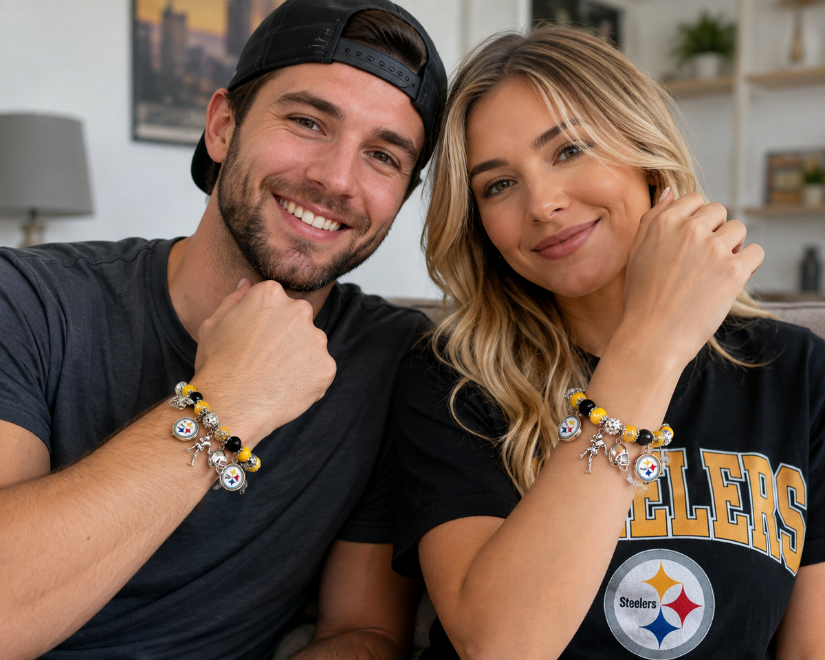 🏈 Designed for 32 NFL teams — Team-themed beaded bracelets 📿🍀