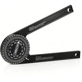 Aluminum Alloy Misaligner Protractor | 7-inch Rust-Proof Angle Ruler with 360° Measuring Range