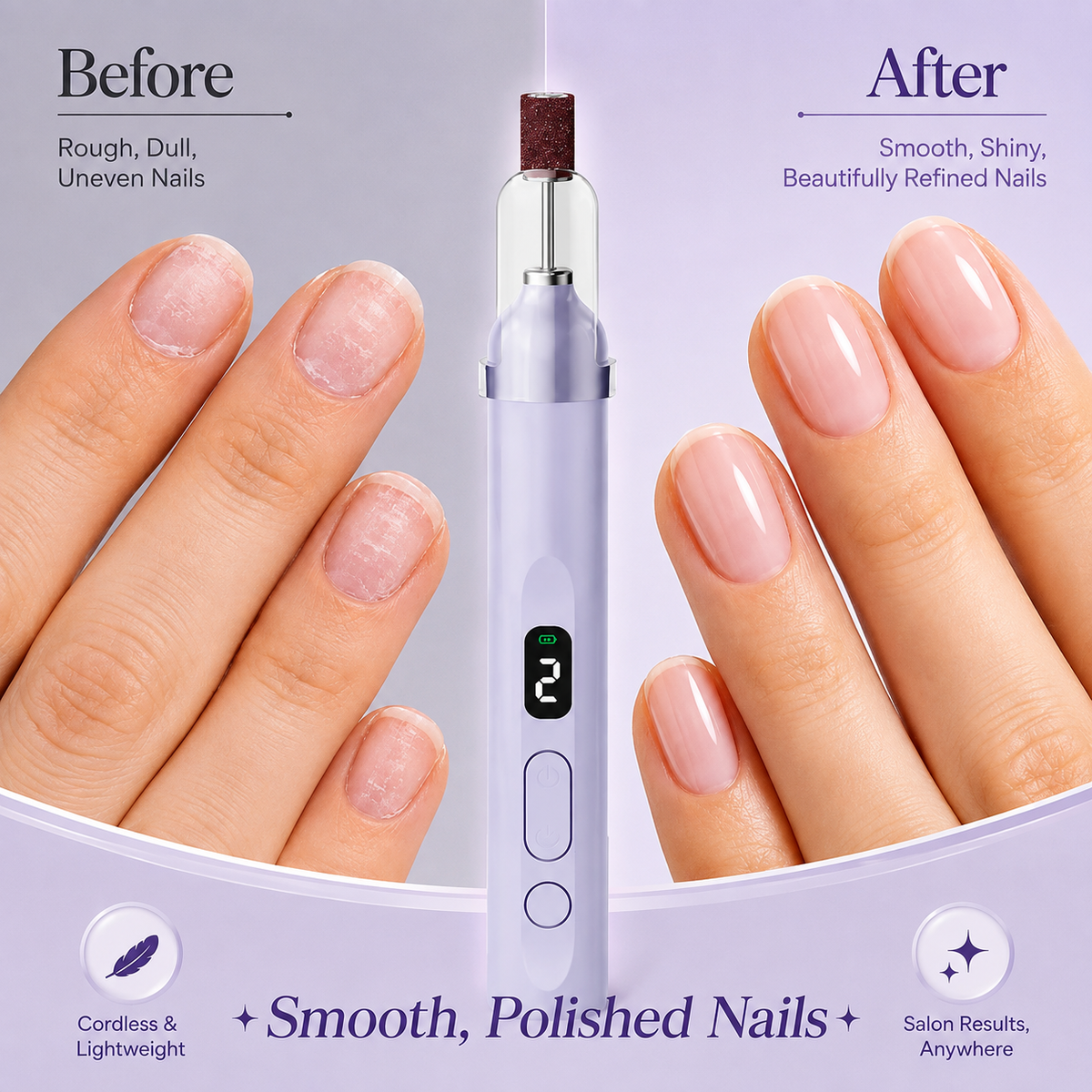 Electric Nail Drill — Enjoy professional-grade manicures at home!
