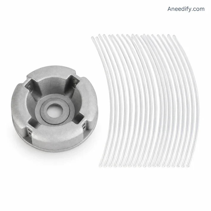 ⚙️ Aluminum Alloy Trimmer Head — 4-line cutting, universal fit, rugged and durable 🌿