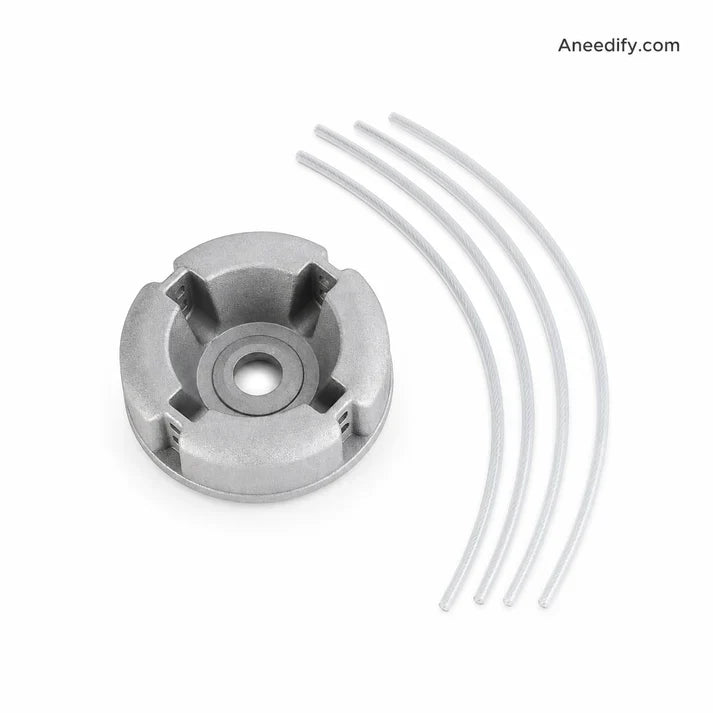 ⚙️ Aluminum Alloy Trimmer Head — 4-line cutting, universal fit, rugged and durable 🌿