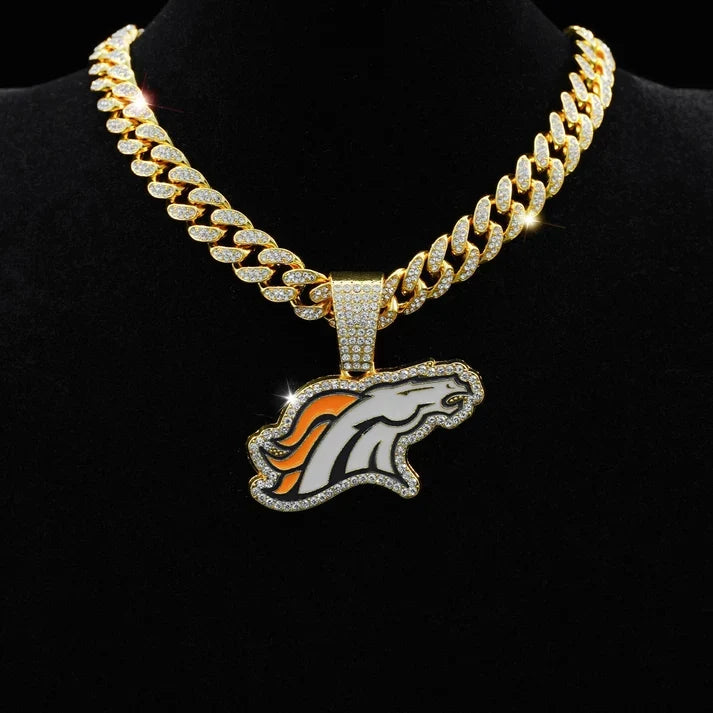 🏈Team Pride Gem Chain Necklace — Every team, every representative color📿🍀