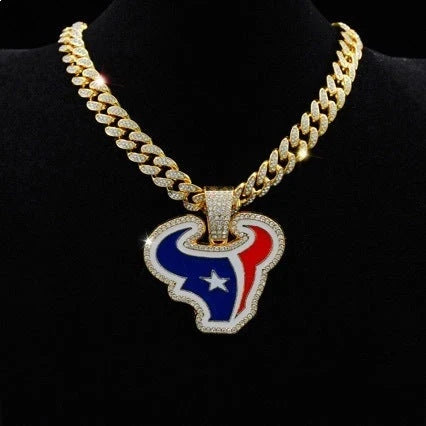 🏈Team Pride Gem Chain Necklace — Every team, every representative color📿🍀