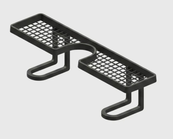 Simple bathroom sink rack, removable countertop storage rack,