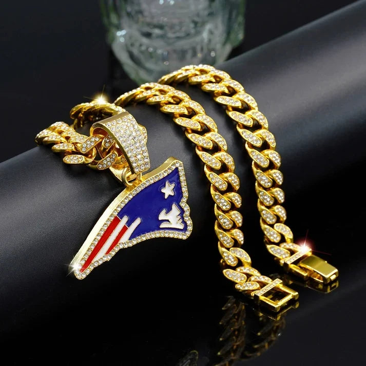 🏈Team Pride Gem Chain Necklace — Every team, every representative color📿🍀