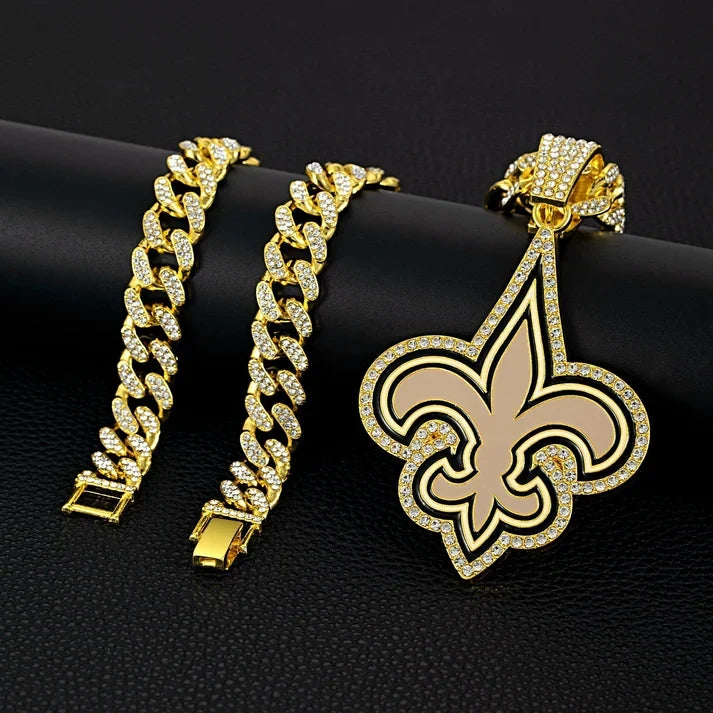 🏈Team Pride Gem Chain Necklace — Every team, every representative color📿🍀