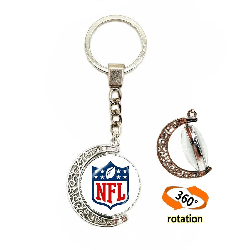 🏈 NFL 32 Teams — Team Pride Gemstone Pendant 📿🍀🏈