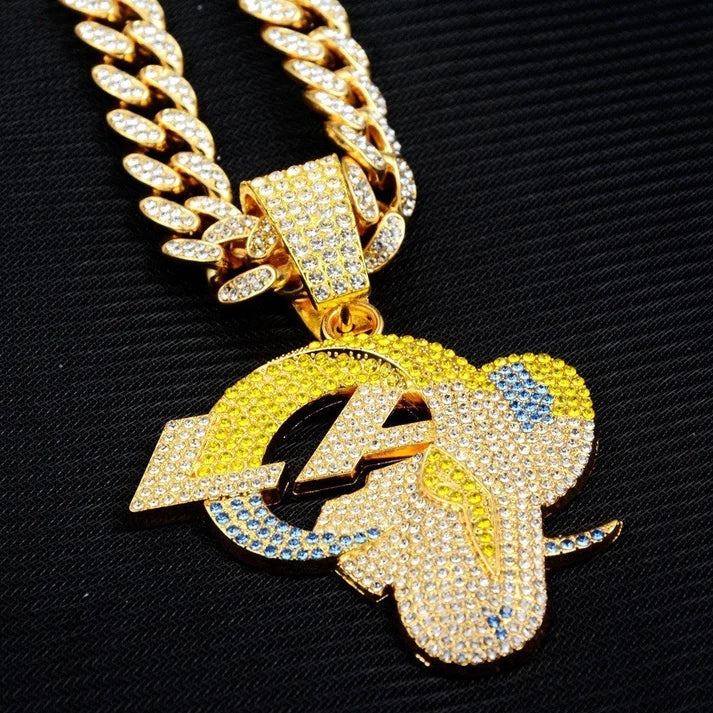 🏈Team Pride Gem Chain Necklace — Every team, every representative color📿🍀