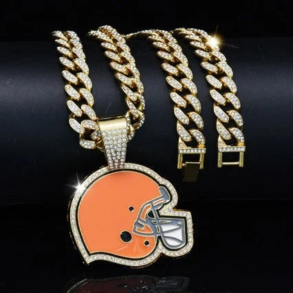 🏈Team Pride Gem Chain Necklace — Every team, every representative color📿🍀