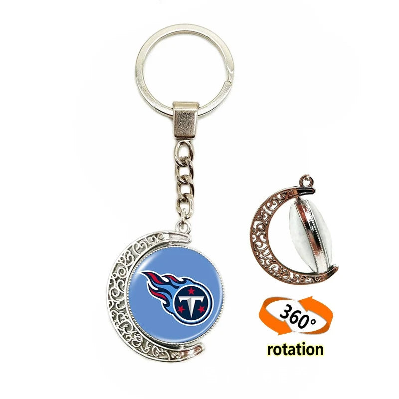 🏈 NFL 32 Teams — Team Pride Gemstone Pendant 📿🍀🏈