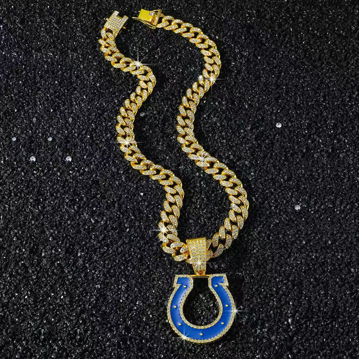 🏈Team Pride Gem Chain Necklace — Every team, every representative color📿🍀