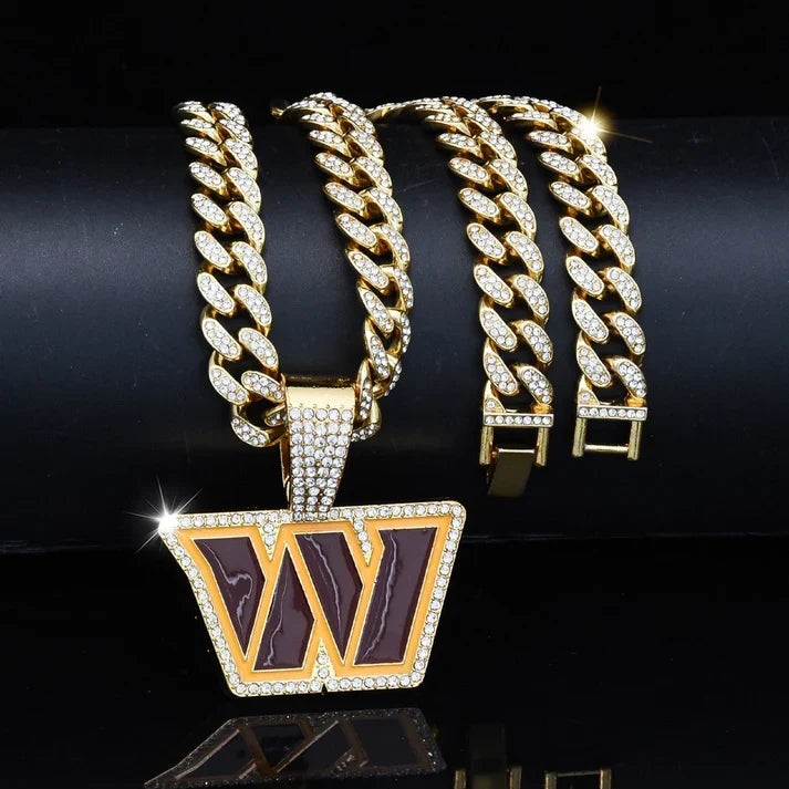 🏈Team Pride Gem Chain Necklace — Every team, every representative color📿🍀