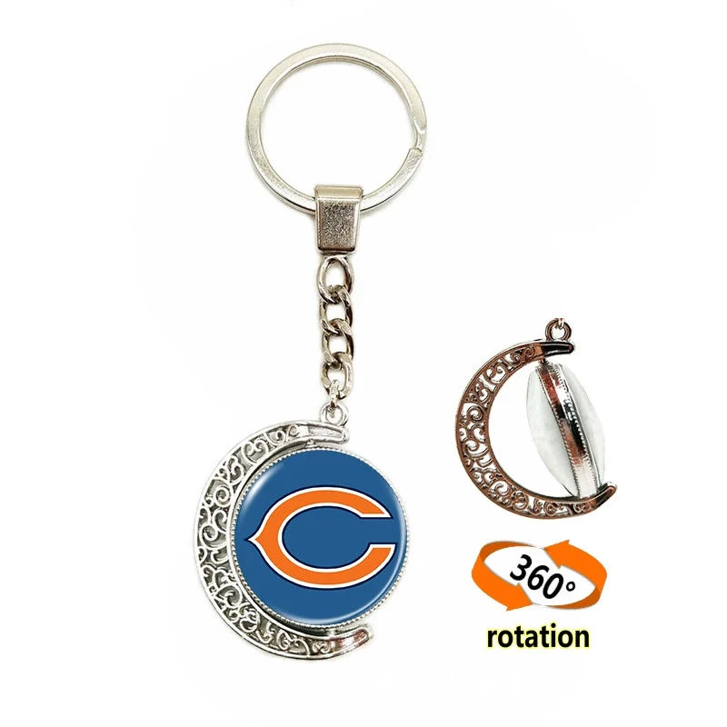 🏈 NFL 32 Teams — Team Pride Gemstone Pendant 📿🍀🏈
