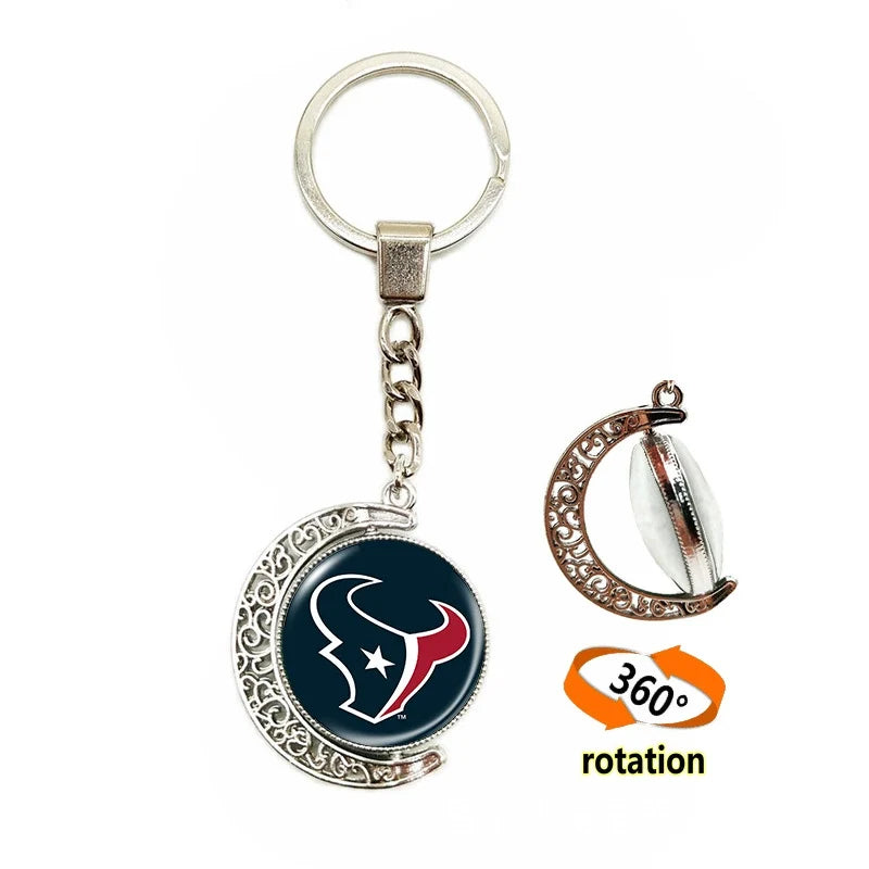 🏈 NFL 32 Teams — Team Pride Gemstone Pendant 📿🍀🏈