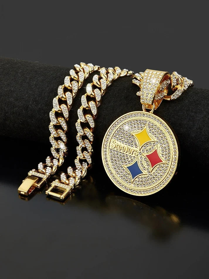 🏈Team Pride Gem Chain Necklace — Every team, every representative color📿🍀