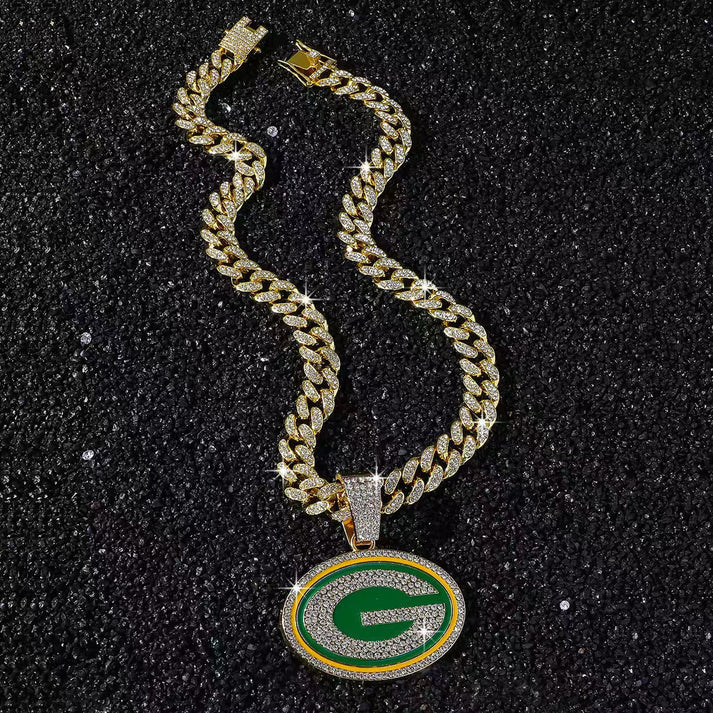 🏈Team Pride Gem Chain Necklace — Every team, every representative color📿🍀