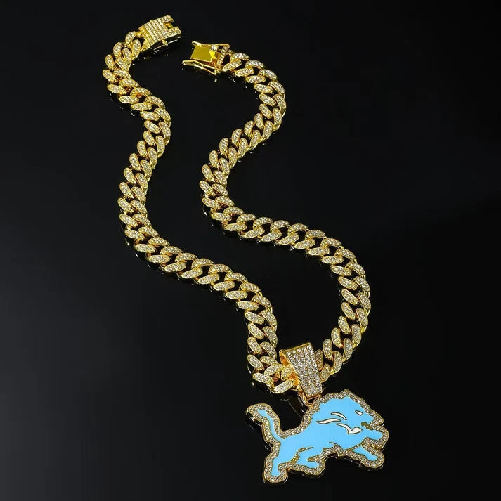 🏈Team Pride Gem Chain Necklace — Every team, every representative color📿🍀
