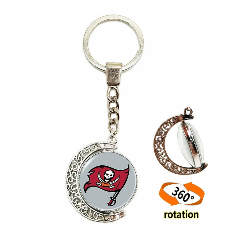 🏈 NFL 32 Teams — Team Pride Gemstone Pendant 📿🍀🏈