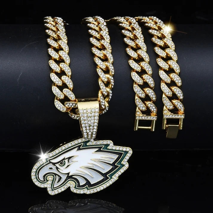 🏈Team Pride Gem Chain Necklace — Every team, every representative color📿🍀