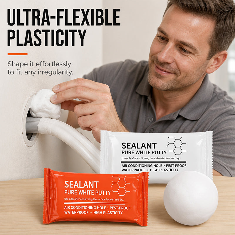 🧱 Waterproof Sealing Putty for A/C Pipe Wall Holes — Suitable for pipe gaps and wall openings